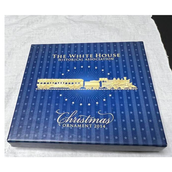 The White House Historical Association Christmas Ornament 2014 Train Set - Picture 5 of 5
